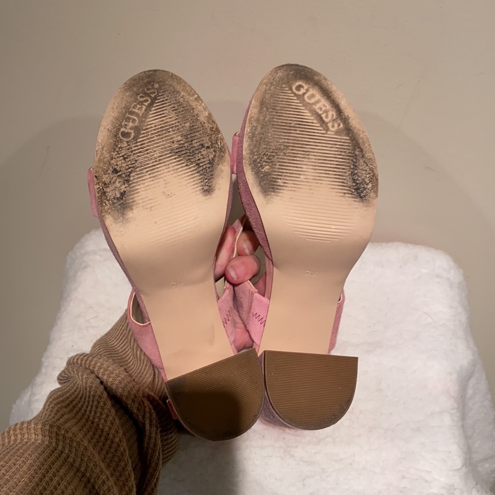 Guess bluebell chunky heel - Picture 4 of 7